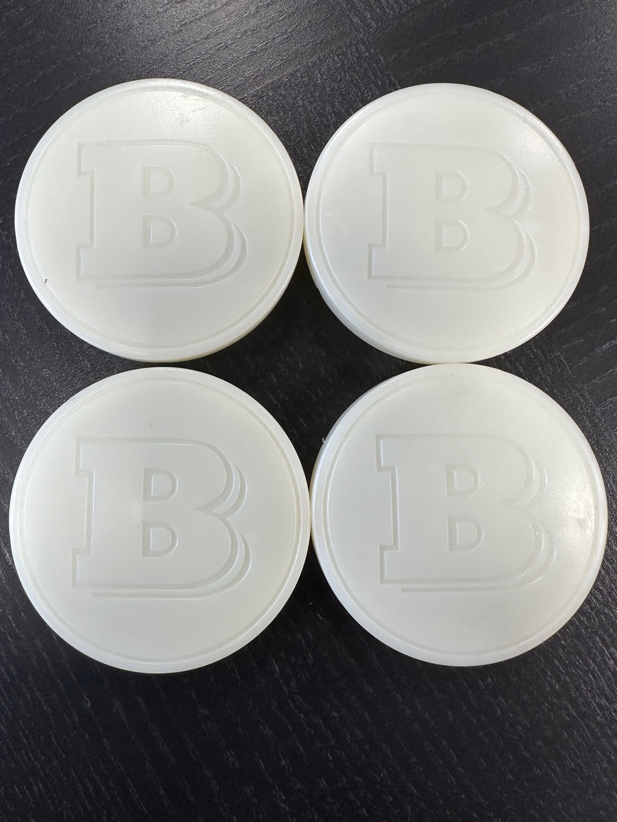 Brabus Smart 450/451/452/454 Satz Nabendeckel - Rohteil NEU 