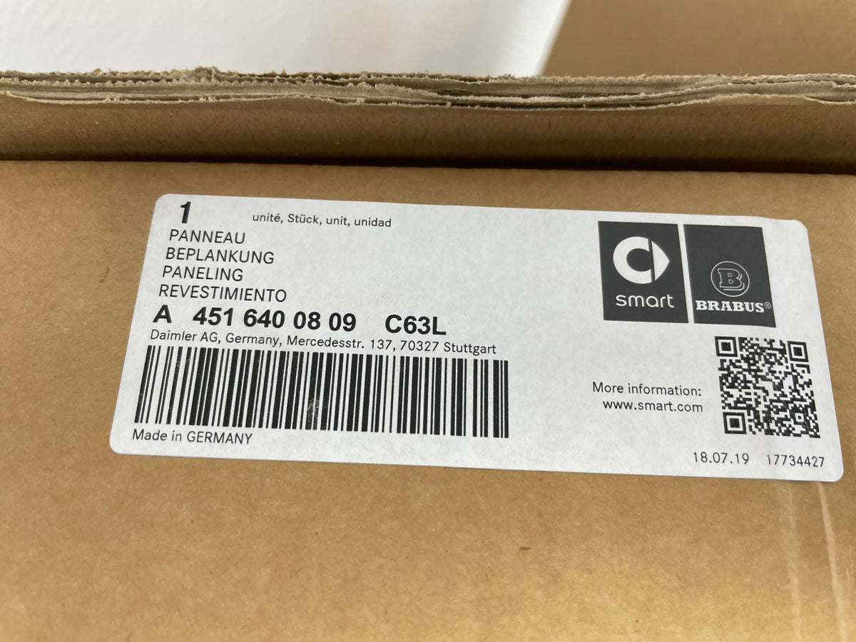 Brabus Smart For Two 451 Heckblende A451 647 02 84 Grundiert Online Kaufen