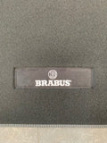 smart Brabus 453 fortwo - Velour Kofferraummatte, Doppelnaht Silber Neu&OVP