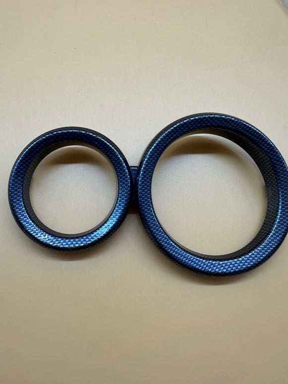 Original smart BRABUS Roadster 452 Abdeckung Frontbrille Tacho Carbon Blue -Look --NEU&OVP