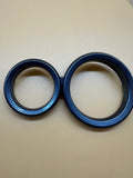 Original smart BRABUS Roadster 452 Abdeckung Frontbrille Tacho Carbon Blue -Look --NEU&OVP