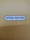 smart 451 Schriftzug Spiegeldreieck / Badge  "white series" Neu und OVP