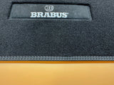 smart Brabus 453 forfour - Velour Kofferraummatte, Doppelnaht Silber Neu&OVP