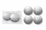 Brabus Smart 450/451/452/454 Nabendeckel  Silber NEU&OVP!