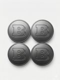 Brabus Smart 450/451/452/454 Nabendeckel  dunkelgrau  Matt- NEU&OVP!